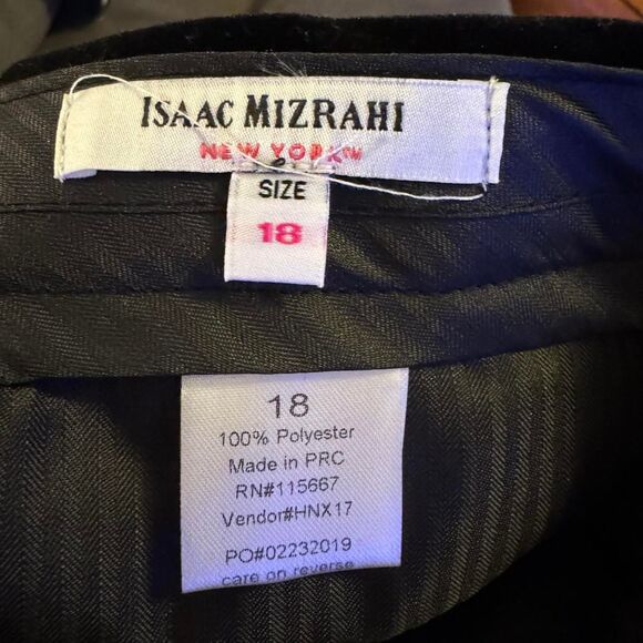 Isaac Mizrahi Boys' Slim Fit 3 Piece Velvet Suit formal holidays size 18 NWT - Picture 2 of 7